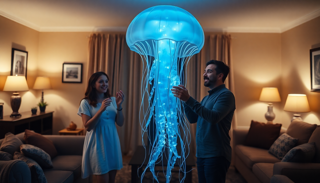 Surprise Your Valentine with a Romantic Jellyfish Music Light Box