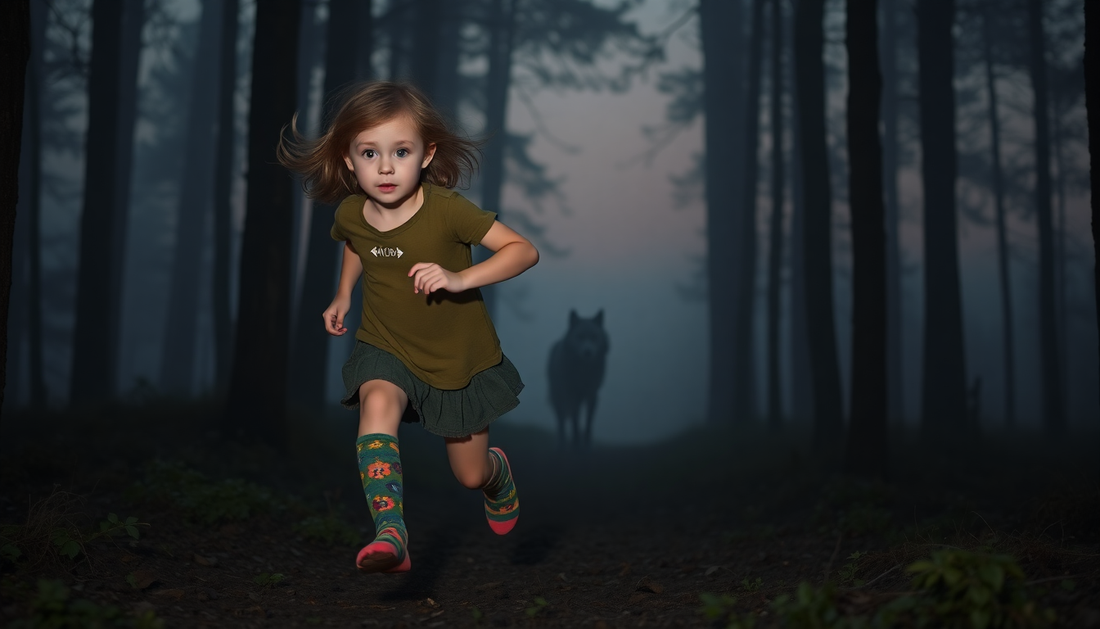 The Girl Who Escaped the Wolf with Nothing But Silly Socks