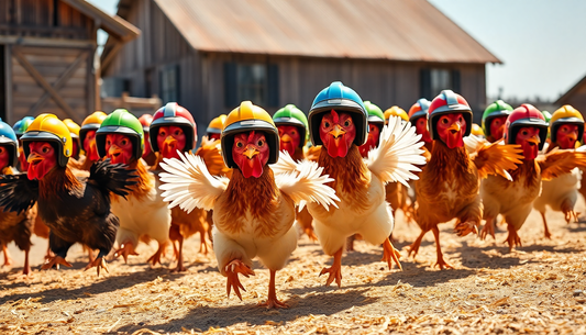 Helmets for Chickens: Protecting Your Feathered Friends in Style