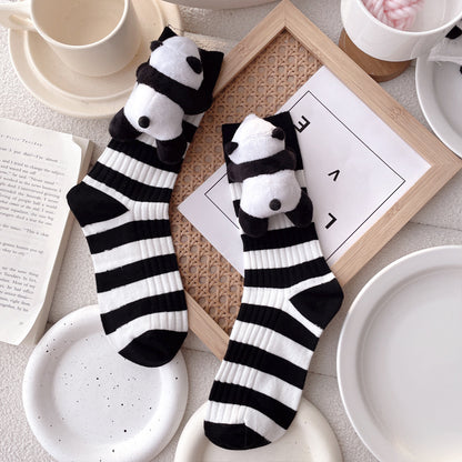 Whimsical Doll Delight Women's Cotton Socks

Step into a world of whimsy with our Whimsical Doll Delight Women's Cotton Socks! Crafted from pillow-soft cotton, these delightful socks cradle your feet in cozy bliss. Featuring an adorably quirky doll