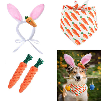 Easter-Themed Pet Celebration Decor Set