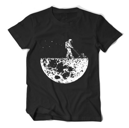 Lunar Laughs: Quirky Cotton T-Shirts for Men - Summer Streetwear with a Twist of Humor