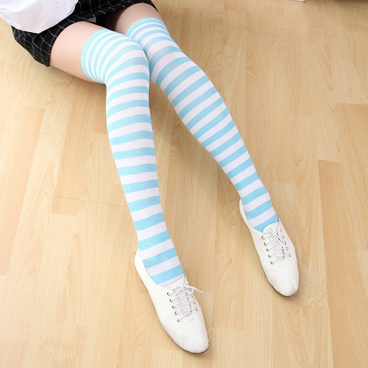 Customized Colorful Women's Socks and Stockings