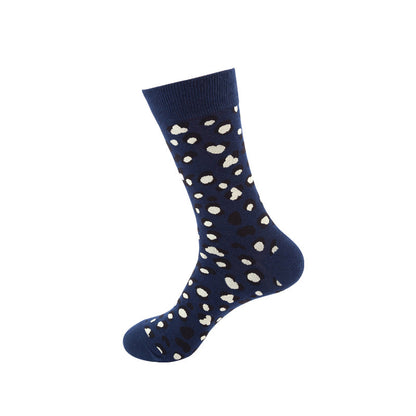 Whimsical Cotton Skate Socks: A Funky Fusion of European and American Vibes