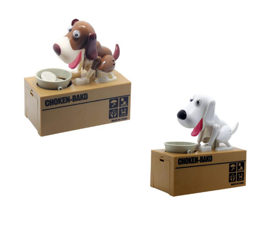 Whimsical Woof Savings Buddy: The Adorable Robotic Dog Piggy Bank for Playful Coin Collecting Adventures!