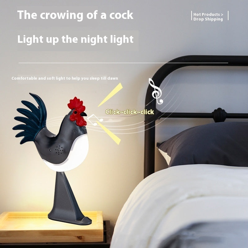 Whimsical Rooster Radiance: Touch-Activated Color-Changing Night Light with Soothing Sounds - Rechargeable Dimmable Delight for Enchanting Home Decor

Illuminate your space with a dash of delightful whimsy! Meet the Whimsical Rooster Radiance, the