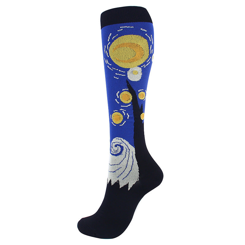 Masterpiece-Inspired Compression Socks for Artistic Athletes  

Step into a world of whimsical wonder with our Masterpiece-Inspired Compression Socks! 🎨 Transform ordinary workouts into extraordinary escapades with iconic artwork wrapping your feet in