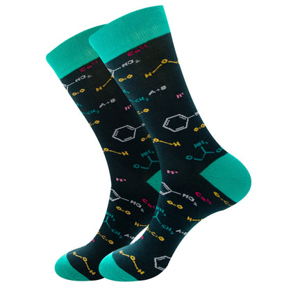 Galactic Gourmet Cotton Socks for All - Quirky Fruity Styles