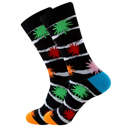 Galactic Gourmet Cotton Socks for All - Quirky Fruity Styles