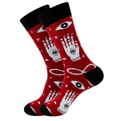 Galactic Gourmet Cotton Socks for All - Quirky Fruity Styles