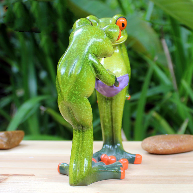 Whimsical Frog Fiesta: Adorable Hanging Ornaments for Student Celebrations - Delightful Resin Craftsmanship