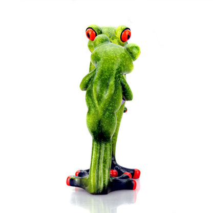 Whimsical Frog Fiesta: Adorable Hanging Ornaments for Student Celebrations - Delightful Resin Craftsmanship