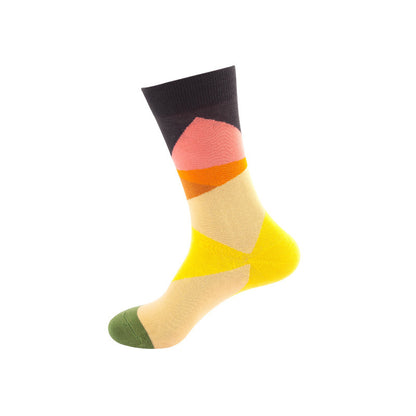 Whimsical Cotton Skate Socks: A Funky Fusion of European and American Vibes