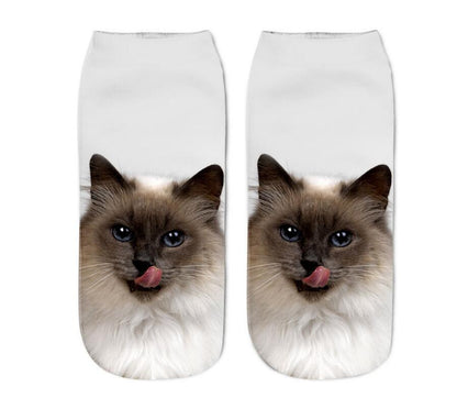 Purrfectly Playful Kitty Socks of Whimsy