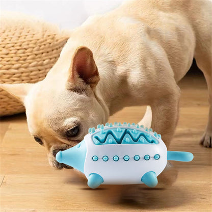 Interactive Phedgehog Chew Toy for Dogs & Cats - Molar Cleaning, Treat Dispenser, Durable Rubber Puppy Play Ball