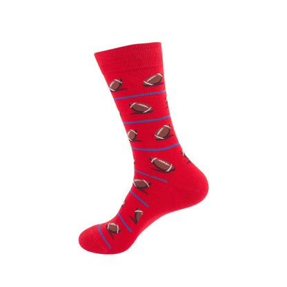 Whimsical Cotton Skate Socks: A Funky Fusion of European and American Vibes