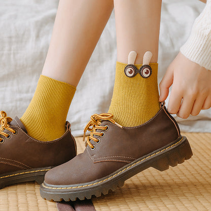 Whimsical Big-Eyed Tube Socks for Women  

Step into a realm of delightful whimsy with our Whimsical Big-Eyed Tube Socks for Women! These cheeky companions will make your feet giggle with joy, thanks to their enchanting big-eyed designs that add a pop of