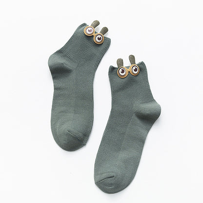 Whimsical Big-Eyed Tube Socks for Women  

Step into a realm of delightful whimsy with our Whimsical Big-Eyed Tube Socks for Women! These cheeky companions will make your feet giggle with joy, thanks to their enchanting big-eyed designs that add a pop of