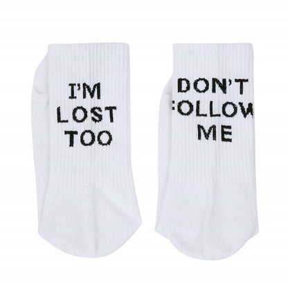 Alphabet Adventure Cotton Socks - Whimsical Comfort for Happy Feet