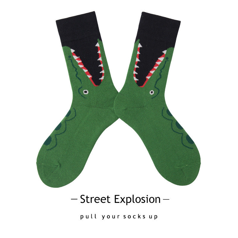 Crocodile Capers Cotton Athletic Tube Socks  

Dive into a world of playful athleticism with our Crocodile Capers Cotton Athletic Tube Socks! These charming socks feature a whimsical crocodile design that’s ready to add a splash of fun to every workout.