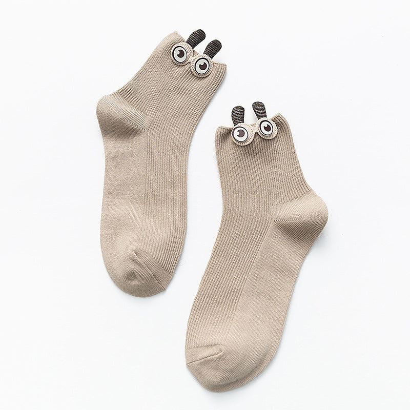 Whimsical Big-Eyed Tube Socks for Women  

Step into a realm of delightful whimsy with our Whimsical Big-Eyed Tube Socks for Women! These cheeky companions will make your feet giggle with joy, thanks to their enchanting big-eyed designs that add a pop of