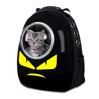 Galactic Paws Adventure Pack - Whimsical Astronaut-Inspired Pet Carrier for Stylish Cats and Dogs