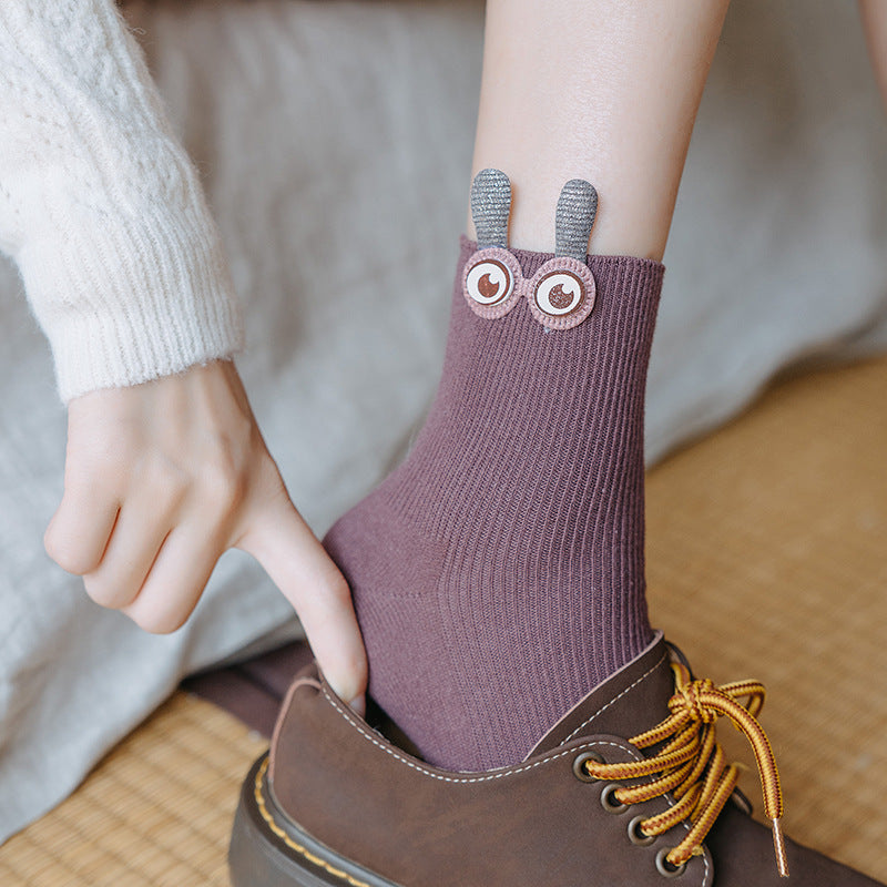 Whimsical Big-Eyed Tube Socks for Women  

Step into a realm of delightful whimsy with our Whimsical Big-Eyed Tube Socks for Women! These cheeky companions will make your feet giggle with joy, thanks to their enchanting big-eyed designs that add a pop of