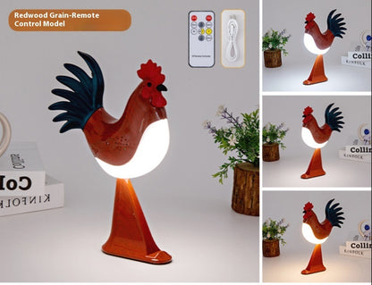 Whimsical Rooster Radiance: Touch-Activated Color-Changing Night Light with Soothing Sounds - Rechargeable Dimmable Delight for Enchanting Home Decor

Illuminate your space with a dash of delightful whimsy! Meet the Whimsical Rooster Radiance, the