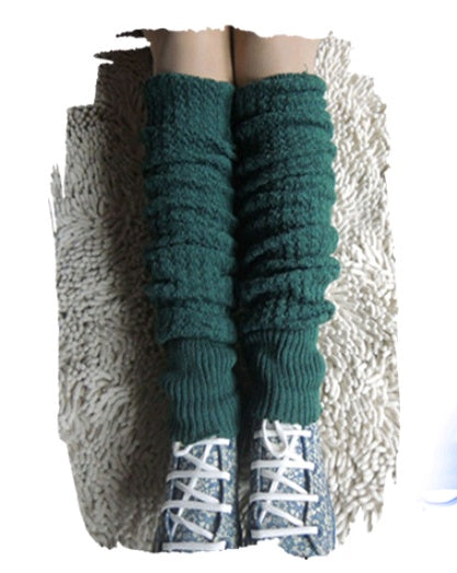 Cozy Wool Jacquard Winter Leg Covers for Women