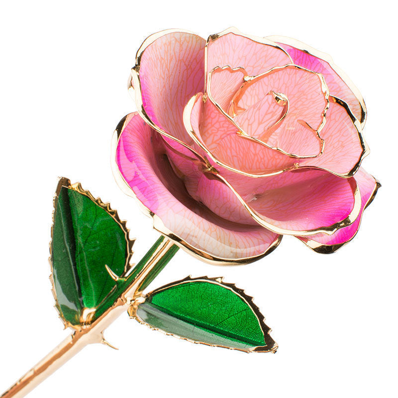 Radiant Romance: Dazzling 24K Gold-Plated Rose in a Charming Gift Box – Perfect for Celebrating Life’s Sweet Moments!