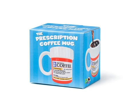 Whimsical Prescription Mug: The Perfect Potion for Coffee, Milk, and Water Lovers!