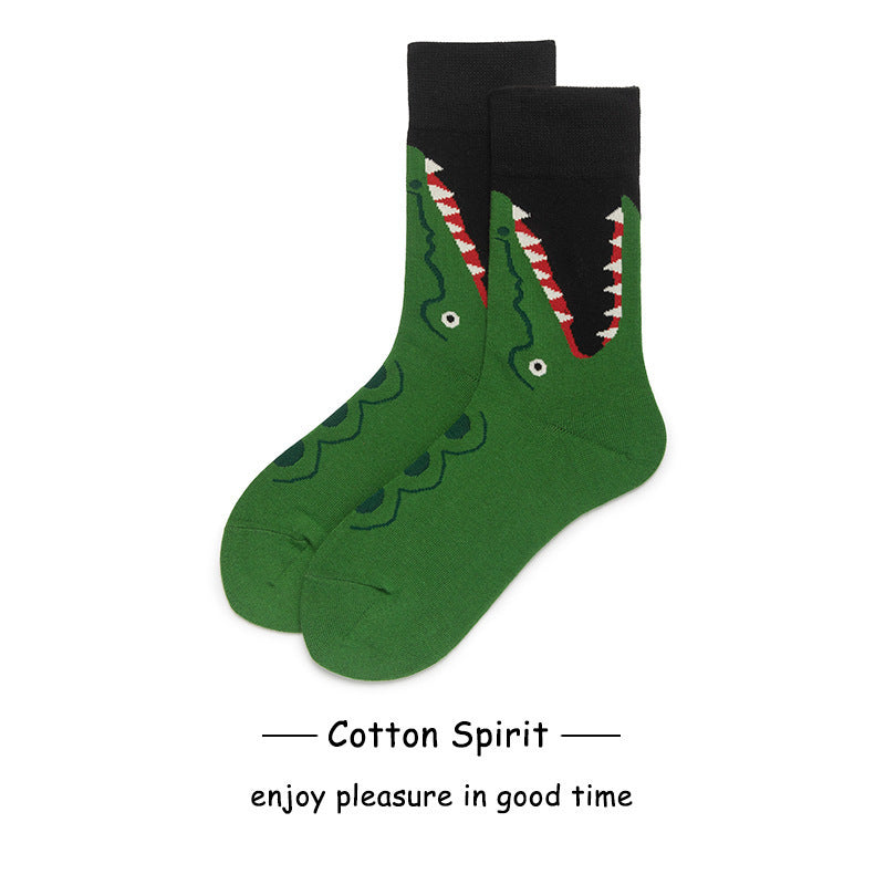 Crocodile Capers Cotton Athletic Tube Socks  

Dive into a world of playful athleticism with our Crocodile Capers Cotton Athletic Tube Socks! These charming socks feature a whimsical crocodile design that’s ready to add a splash of fun to every workout.