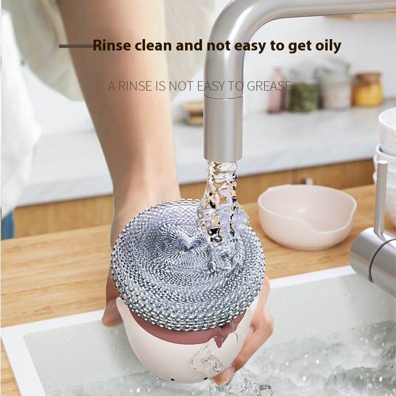 Self-Dispensing Liquid Filling Dish Brush for Kitchen Cleaning