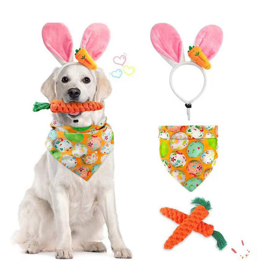 Easter-Themed Pet Celebration Decor Set