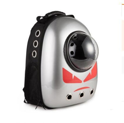 Galactic Paws Adventure Pack - Whimsical Astronaut-Inspired Pet Carrier for Stylish Cats and Dogs