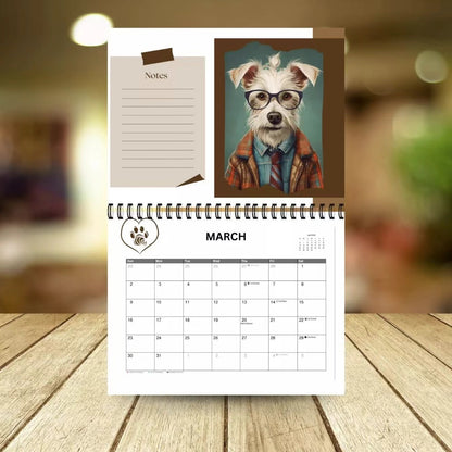 Spiral Wall Calendar for Dog Enthusiasts