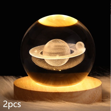 Starlit Fantasy Projector: Whimsical Crystal Ball Night Light for Dreamy Décor and Delightful Gift Giving