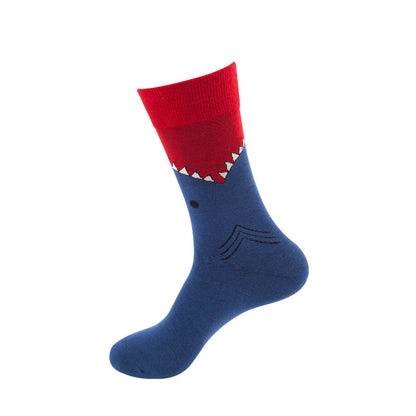 Whimsical Cotton Skate Socks: A Funky Fusion of European and American Vibes