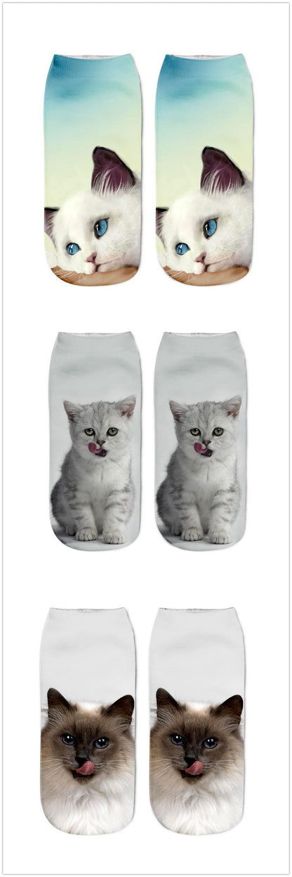 Purrfectly Playful Kitty Socks of Whimsy