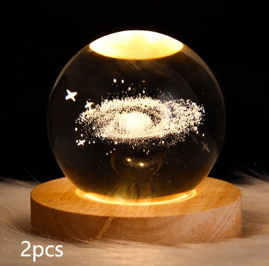 Starlit Fantasy Projector: Whimsical Crystal Ball Night Light for Dreamy Décor and Delightful Gift Giving