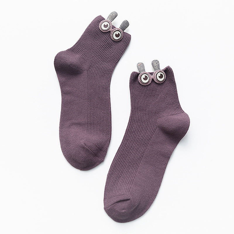 Whimsical Big-Eyed Tube Socks for Women  

Step into a realm of delightful whimsy with our Whimsical Big-Eyed Tube Socks for Women! These cheeky companions will make your feet giggle with joy, thanks to their enchanting big-eyed designs that add a pop of