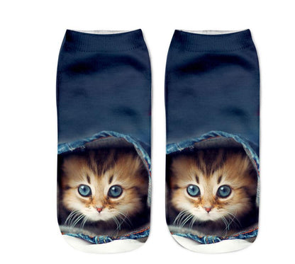 Purrfectly Playful Kitty Socks of Whimsy