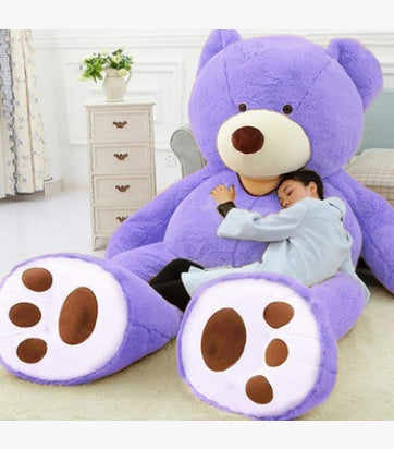 Cuddle Craft: Create Your Own Enormous Plush Teddy Bear Adventure Shell - DIY Soft Toy Kit with Luxe Leather Finish!