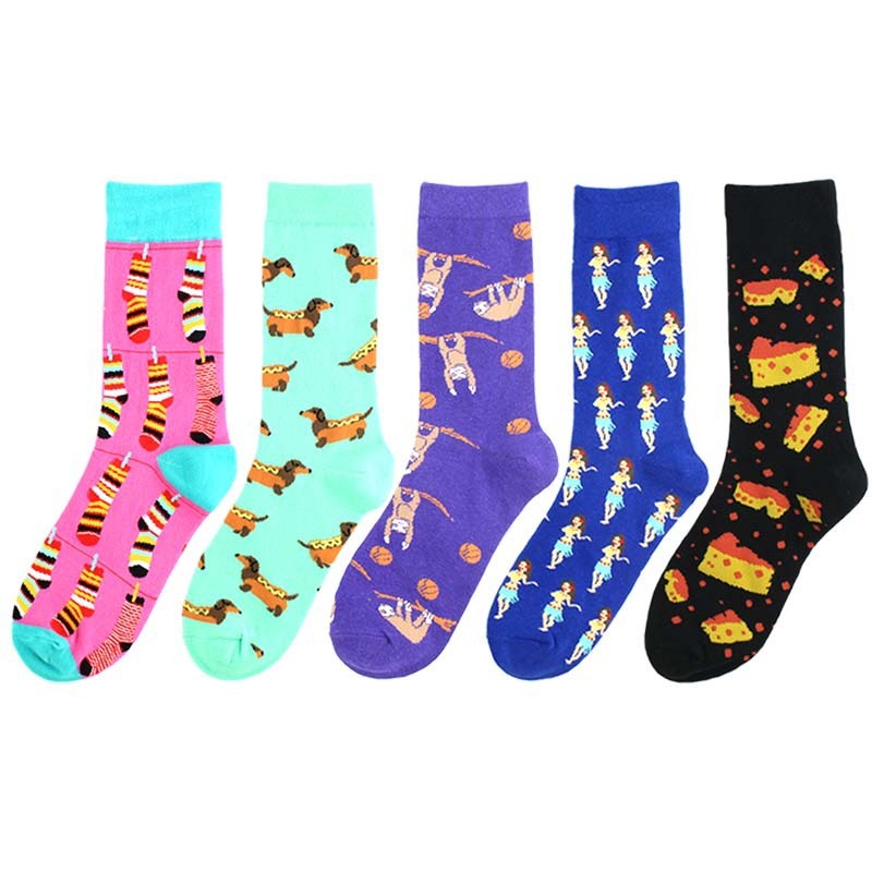 Whimsical Cartoon Cotton Socks for Men

Step into a world of whimsy with our Whimsical Cartoon Cotton Socks for Men! Crafted from ultra-soft combed cotton, these socks feel like a cozy hug for your feet. Featuring delightful cartoon characters, they’re