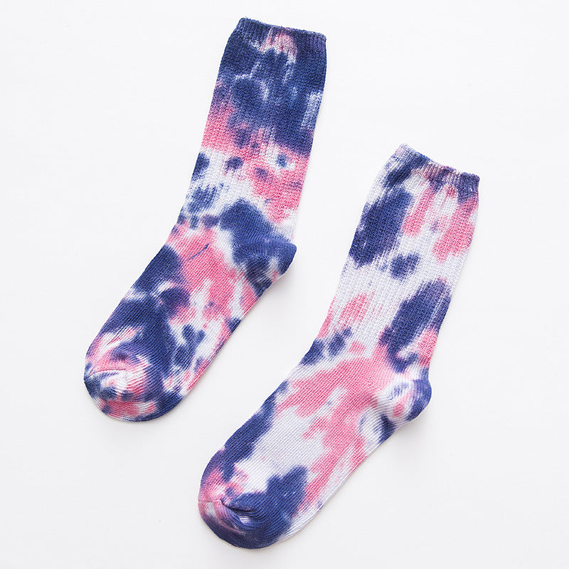 Whimsical Cotton Skate Socks: A Funky Fusion of European and American Vibes