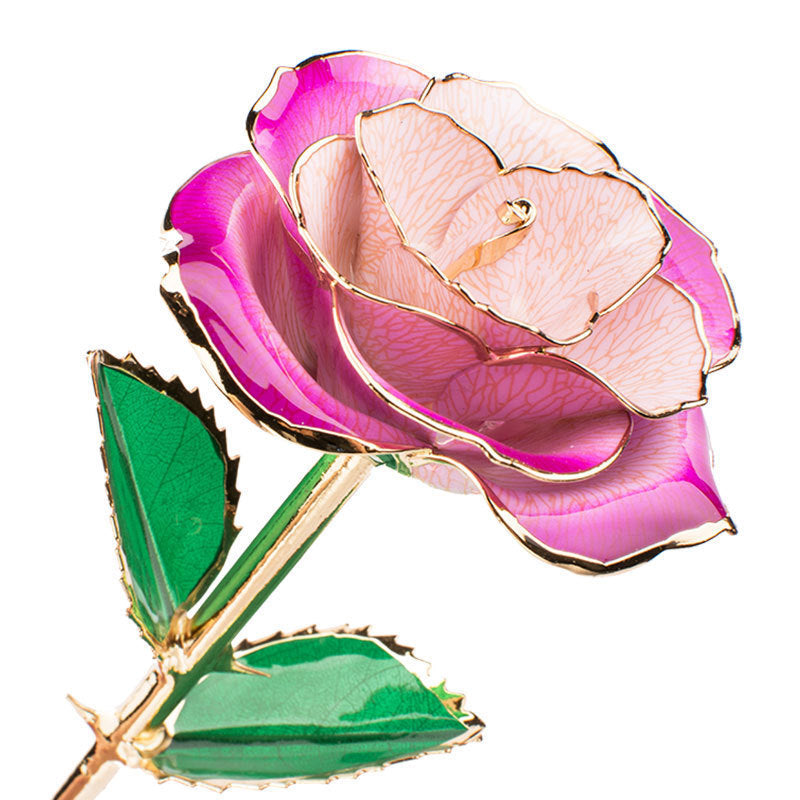 Radiant Romance: Dazzling 24K Gold-Plated Rose in a Charming Gift Box – Perfect for Celebrating Life’s Sweet Moments!