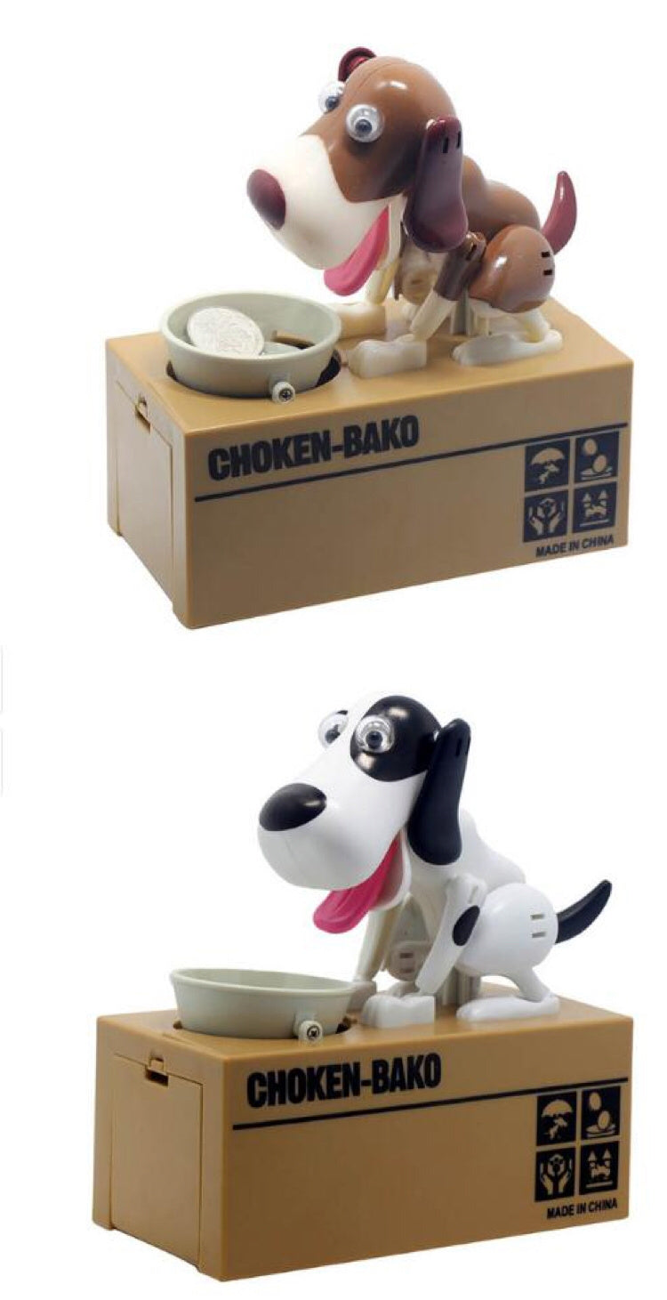 Whimsical Woof Savings Buddy: The Adorable Robotic Dog Piggy Bank for Playful Coin Collecting Adventures!