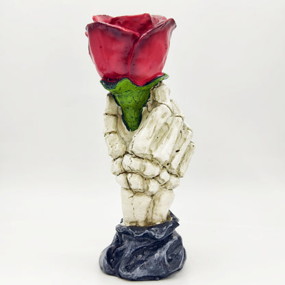 Charming Handheld Rose Candleholder - Whimsical Floral Delight for Lovey-Dovey Decor!