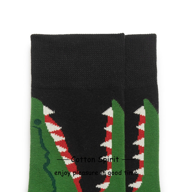 Crocodile Capers Cotton Athletic Tube Socks  

Dive into a world of playful athleticism with our Crocodile Capers Cotton Athletic Tube Socks! These charming socks feature a whimsical crocodile design that’s ready to add a splash of fun to every workout.