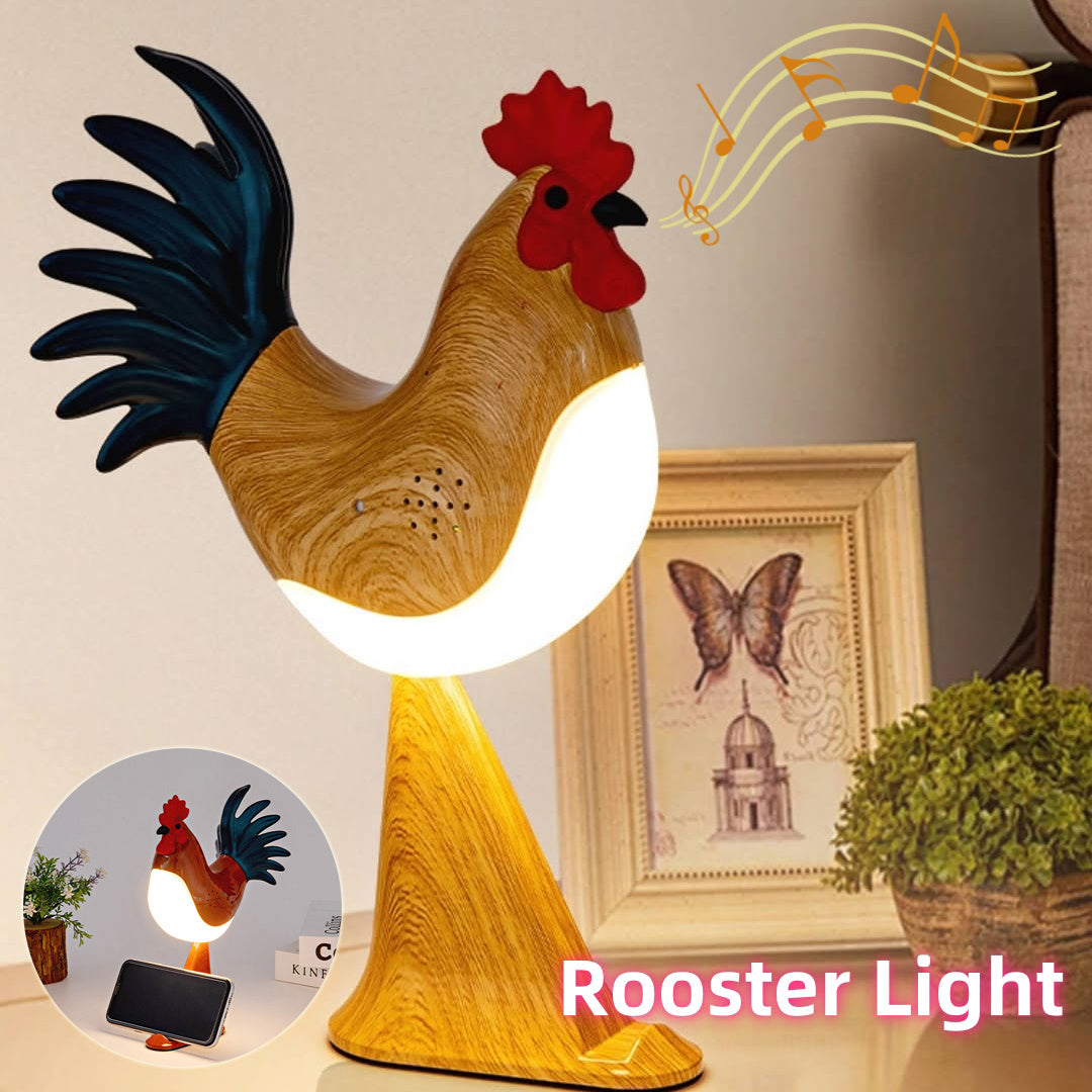 Whimsical Rooster Radiance: Touch-Activated Color-Changing Night Light with Soothing Sounds - Rechargeable Dimmable Delight for Enchanting Home Decor

Illuminate your space with a dash of delightful whimsy! Meet the Whimsical Rooster Radiance, the